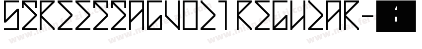 StreetTagvol1 Regular字体转换